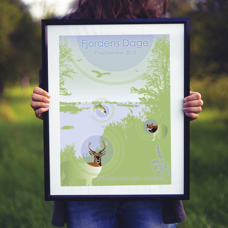 Fjordensdage Plakat til konkurrence, vector design, Illustrator